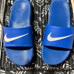 Nike Royal Blue Slide Sandals